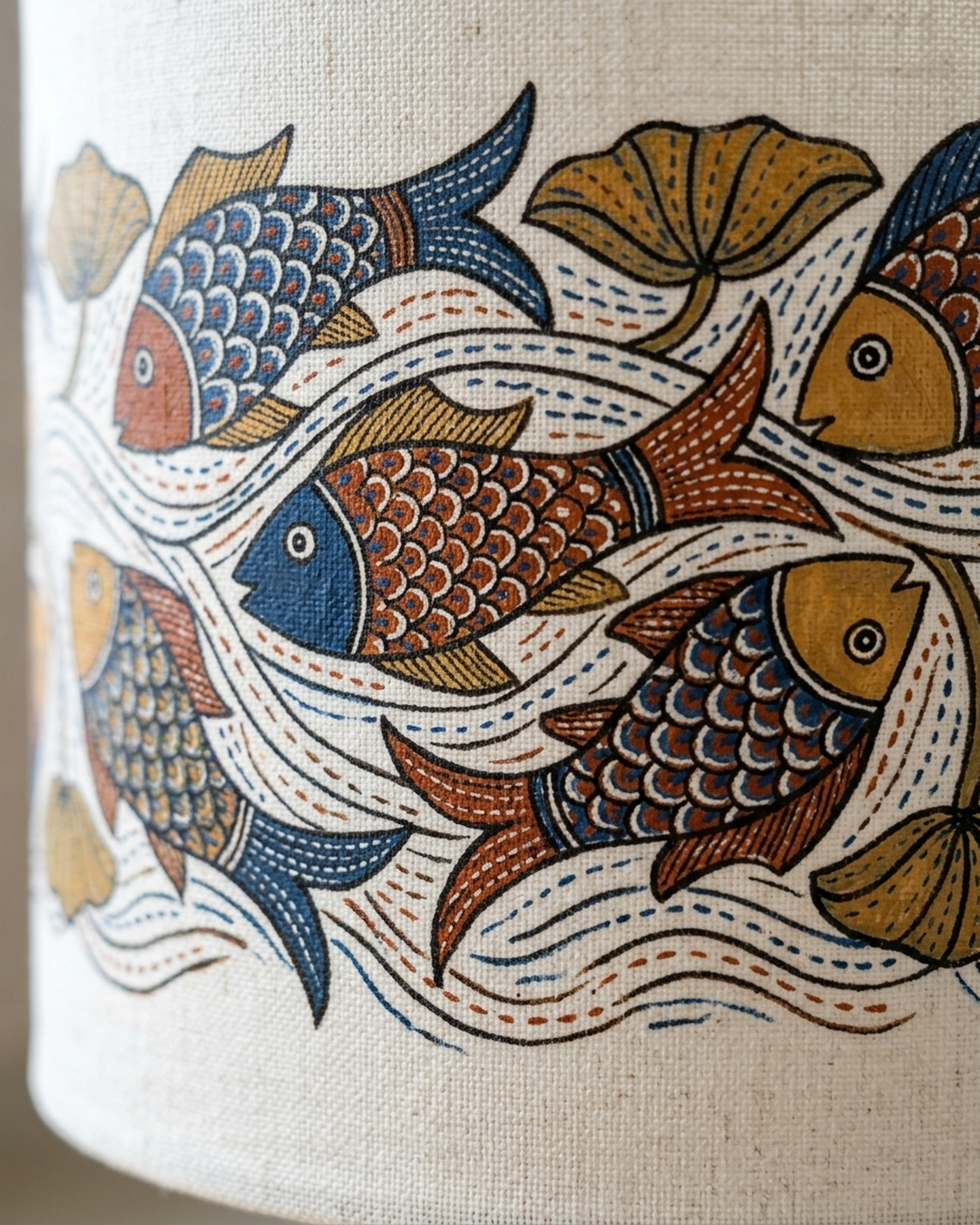 Gond Fish Lamp